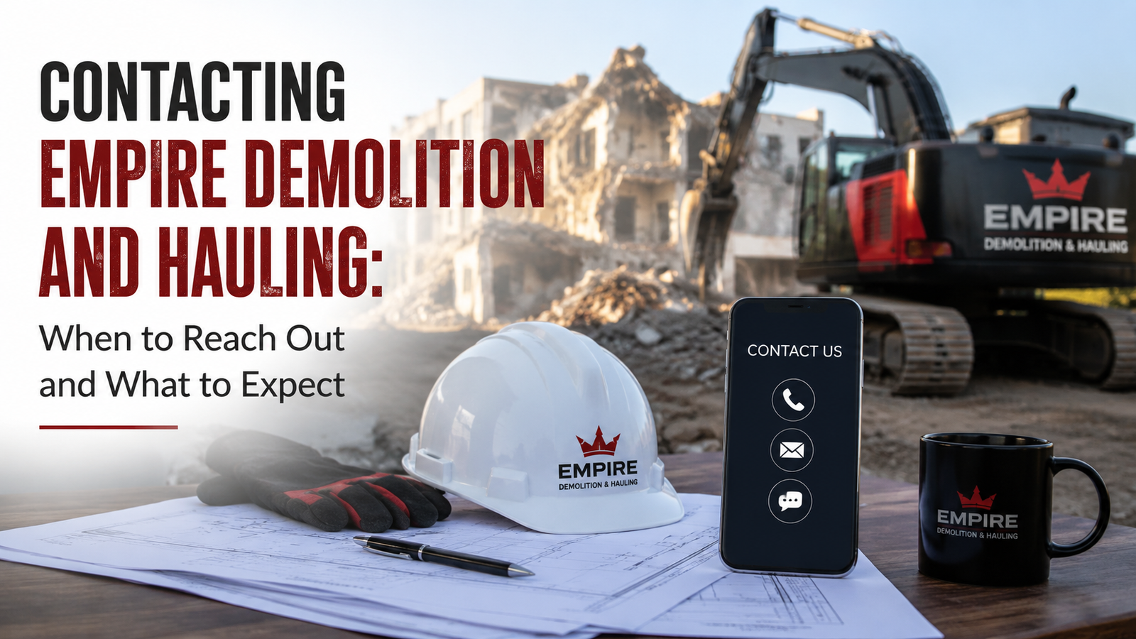 Contacting Empire Demolition and Hauling: When to Reach Out and What to Expect